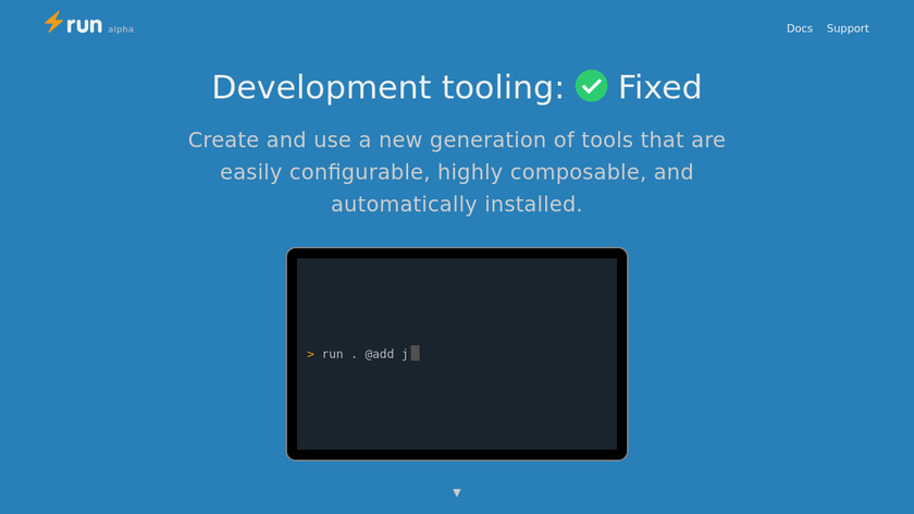 Run Landing Page