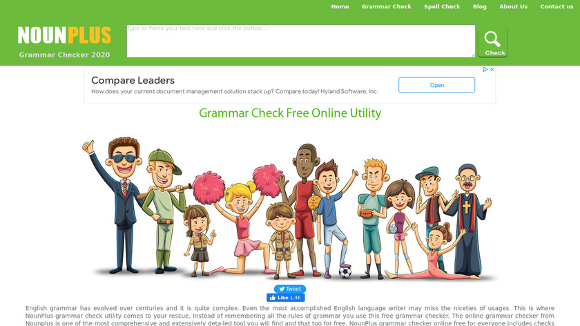 Grammar Checker Academic Landing Page