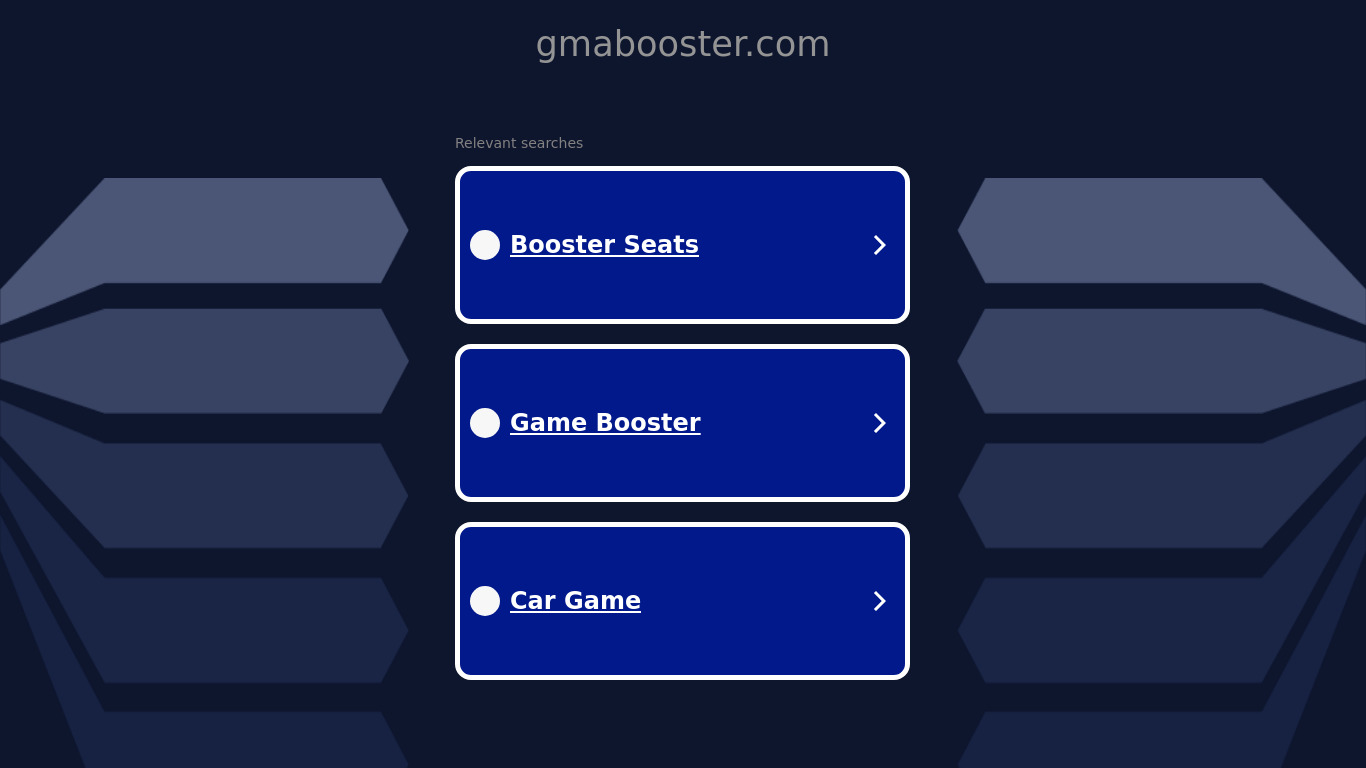 GMABooster Landing page