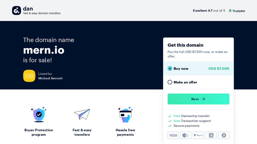 MERN.io Landing Page