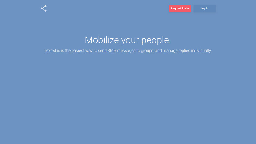Texted.io Landing Page