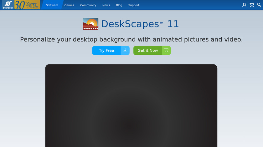 DeskScapes Landing Page