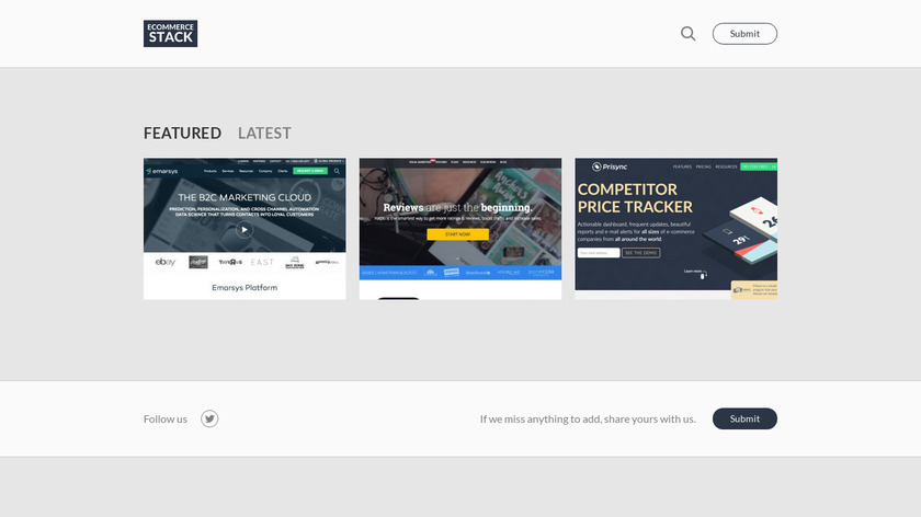 E-Commerce Stack Landing Page