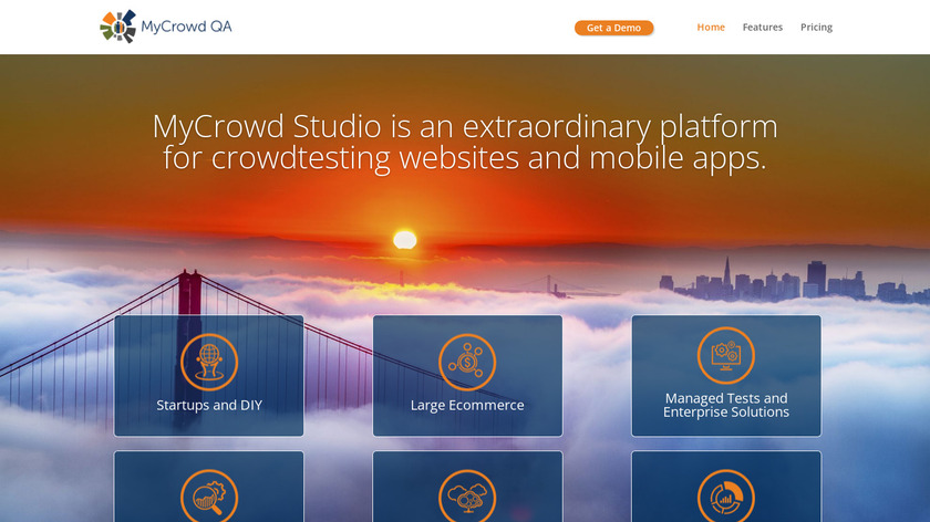 MyCrowd QA Landing Page
