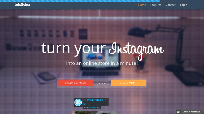 InstaOrders Landing Page