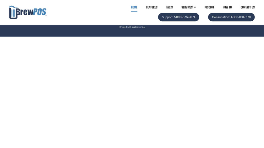 BrewPOS Landing Page