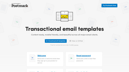 Transactional Email Templates by Postmark image