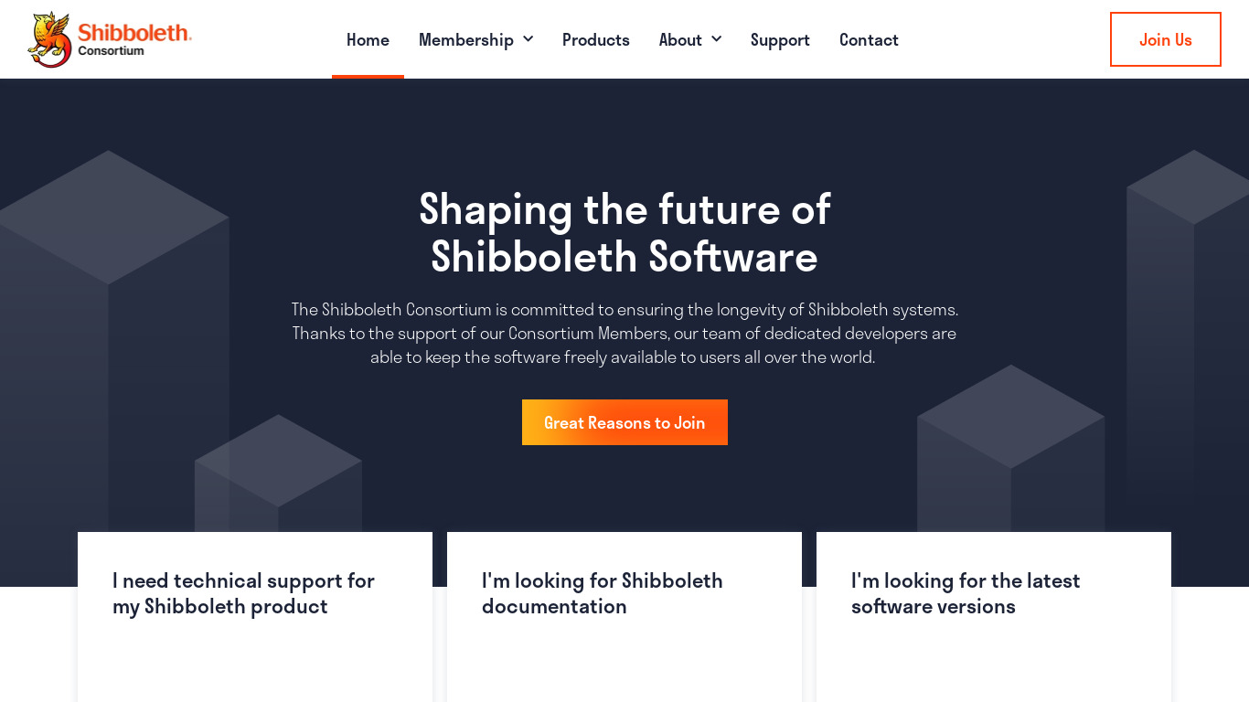 Shibboleth Landing page