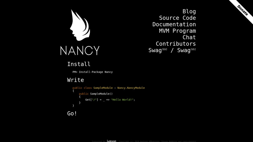 Nancy Landing Page