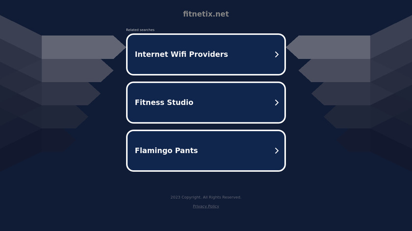 Fitnetix Fitness Tracker Landing Page