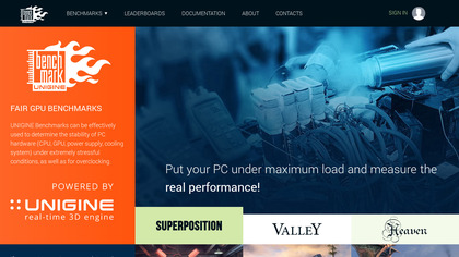 UNIGINE Benchmarks image