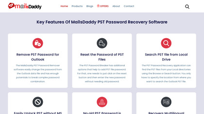 MailsDaddy PST Password Remover image