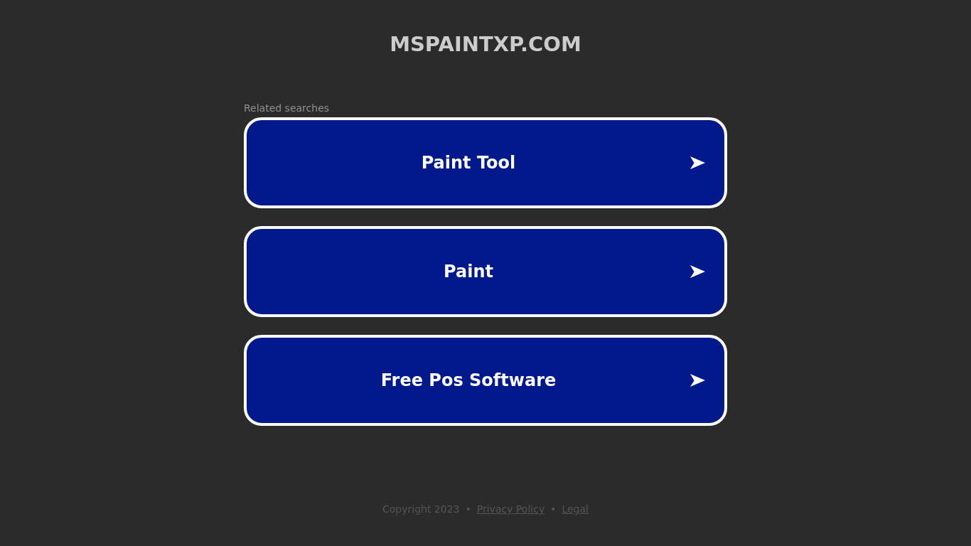 Paint XP for Windows 7 Landing page