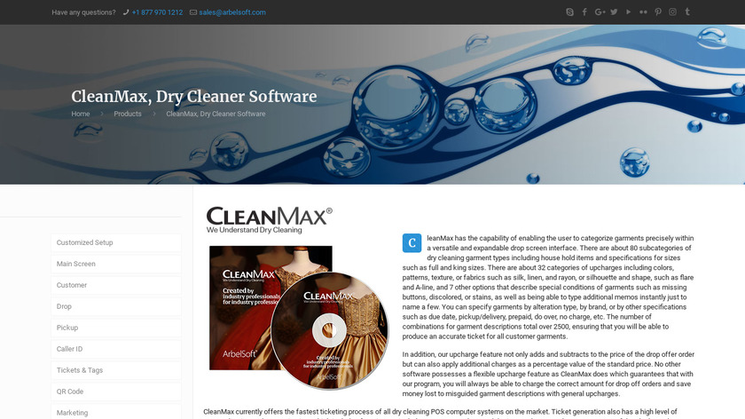 CleanMax Landing Page
