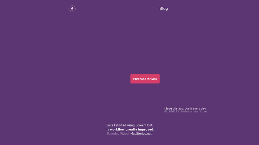 ScreenFloat Landing Page