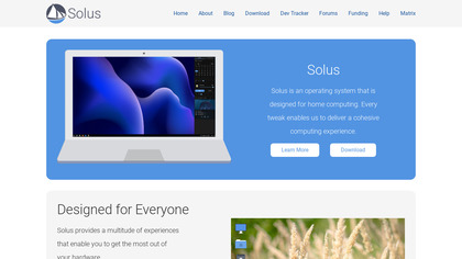 Solus OS image