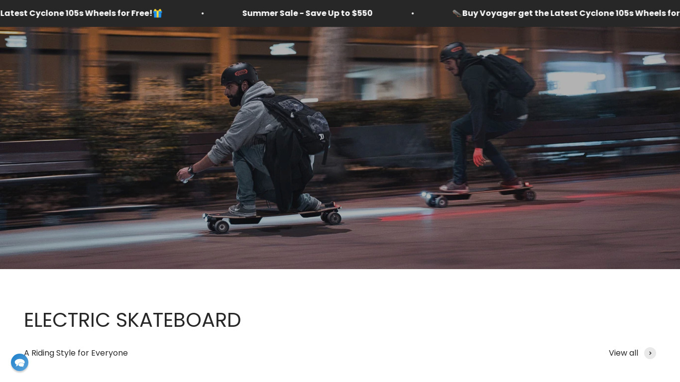 Meepo Board Landing page