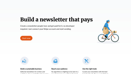 Paid newsletters by Revue image