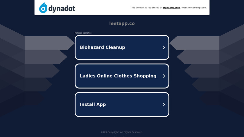 LeetApp.co Landing Page