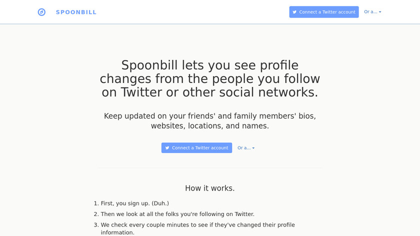 Spoonbill Landing Page