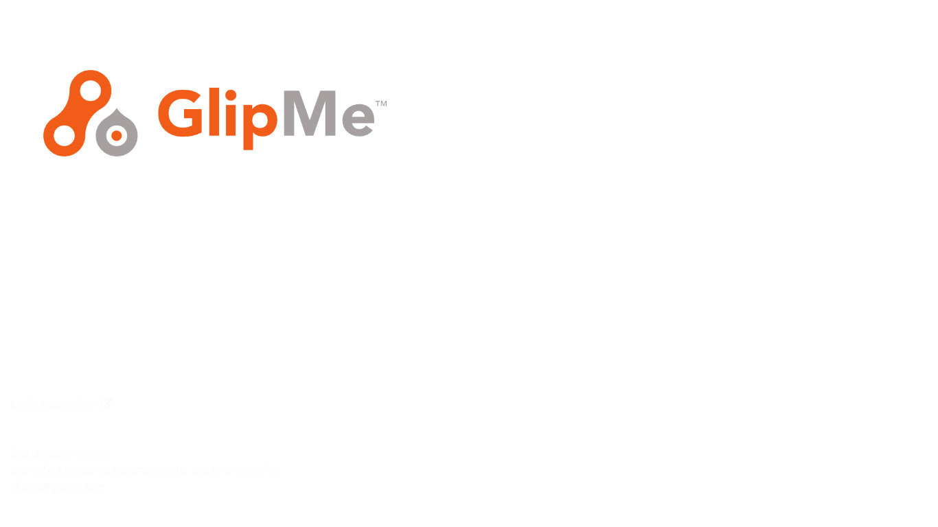 GlipMe Landing page