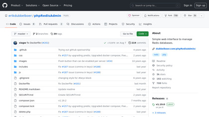 phpRedisAdmin image