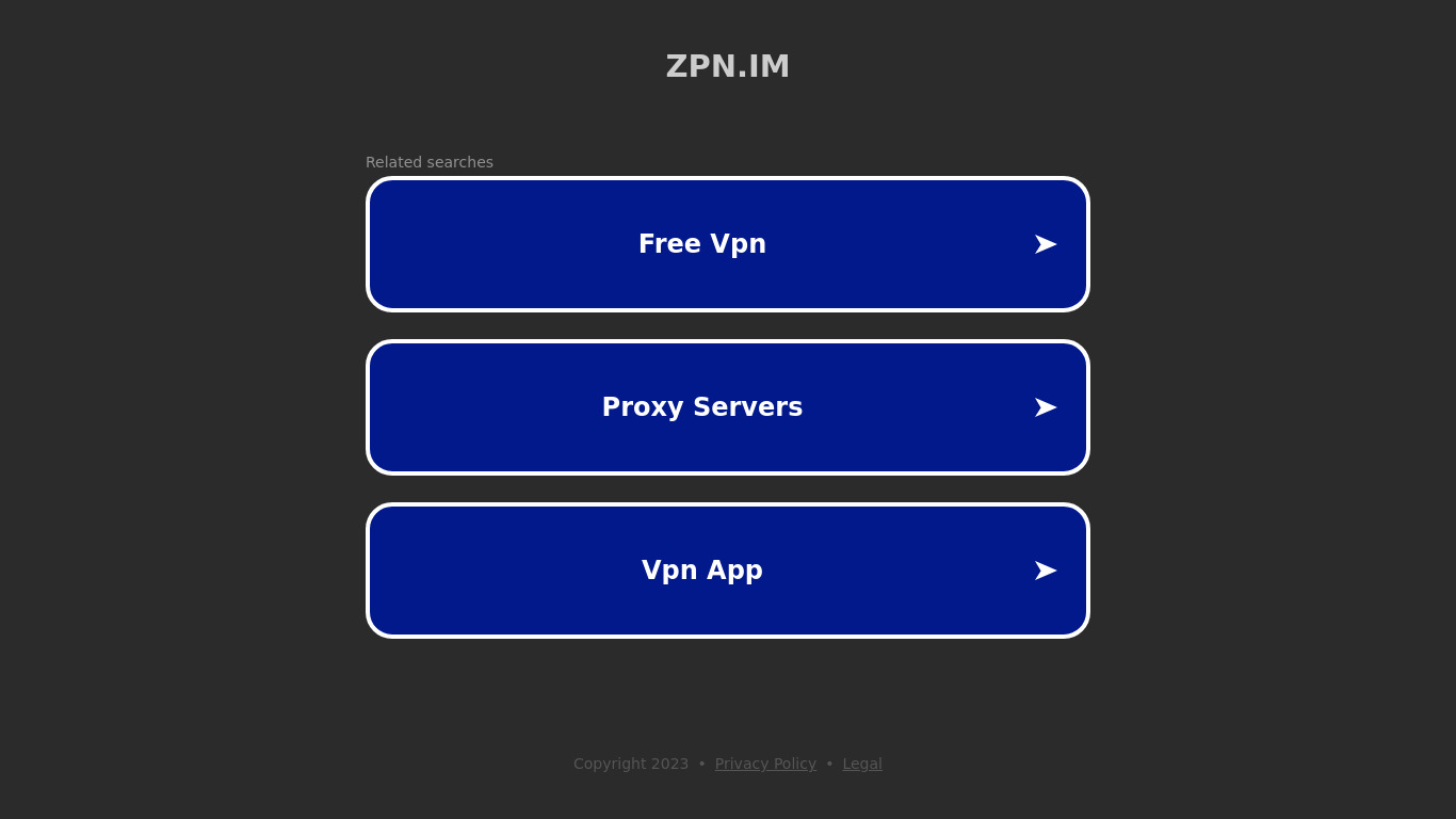 ZPN Landing page