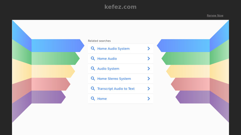 Kefez Landing Page