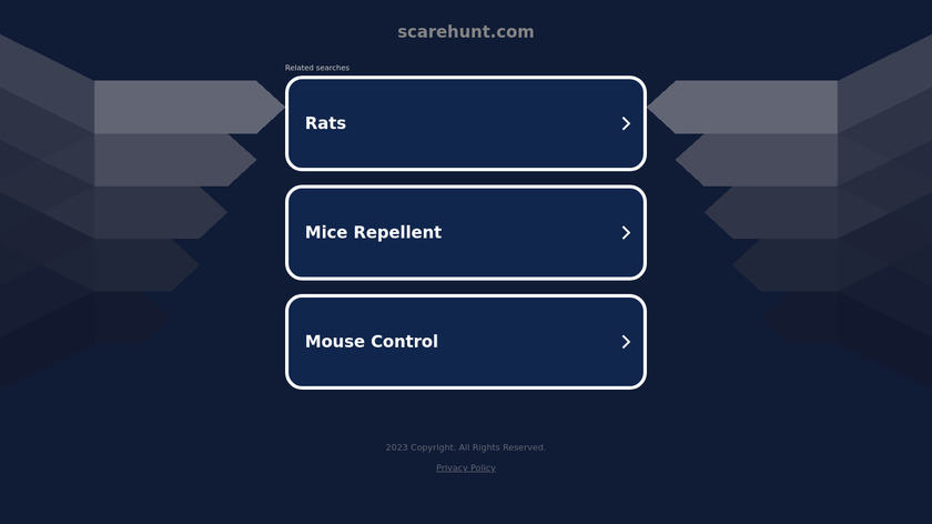 ScareHunt Landing Page