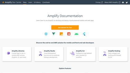 AWS Amplify screenshot