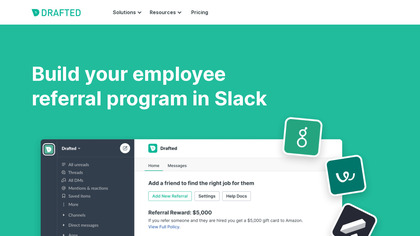 Slack Referral Forms by Drafted image