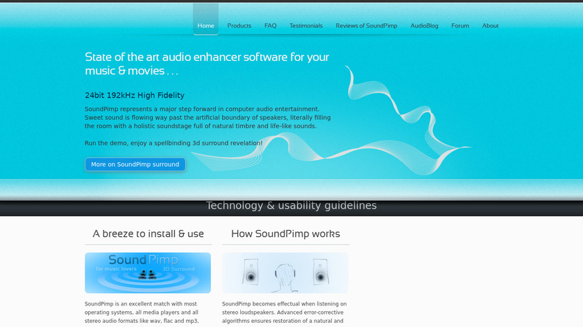 SoundPimp Landing Page