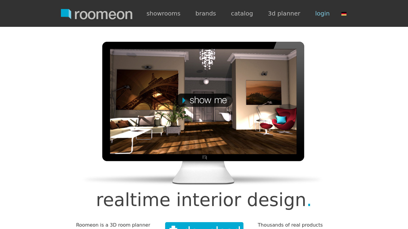 roomeon Landing page