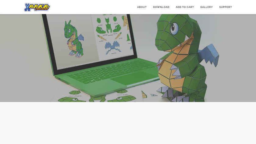 Pepakura Designer Landing Page