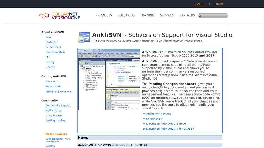 AnkhSVN Landing Page