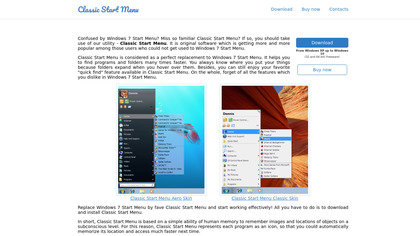 Classic Start Menu image