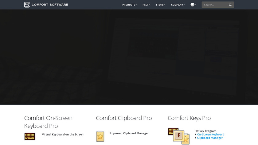 Comfort Keys Pro Landing Page