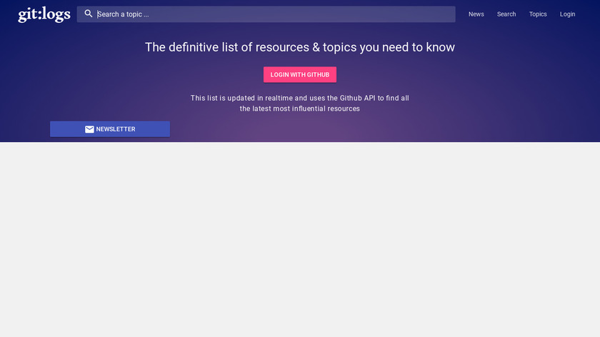 git:logs Landing Page