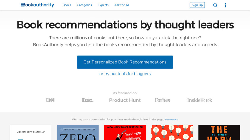 BookAuthority Landing Page