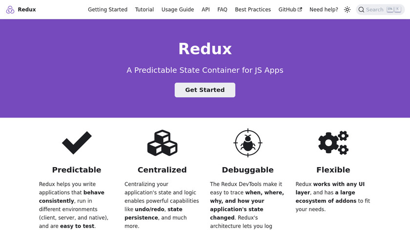 Redux.js Landing Page