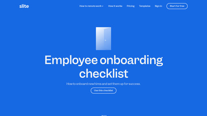 Employee onboarding checklist image
