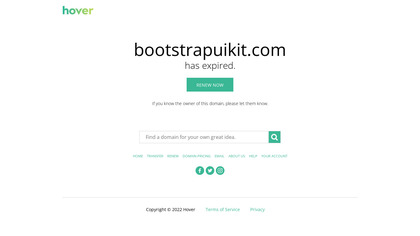 bootstrapuikit.com Bootstrap UI Kit screenshot