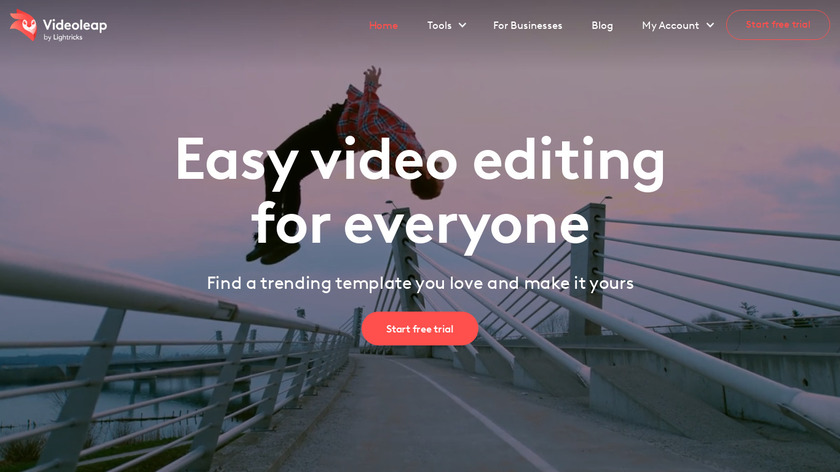 Videoleap Landing Page