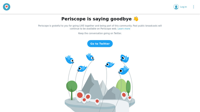 Periscope on Android Landing Page