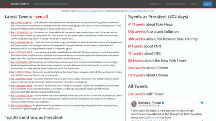 Trump Twitter Archive image