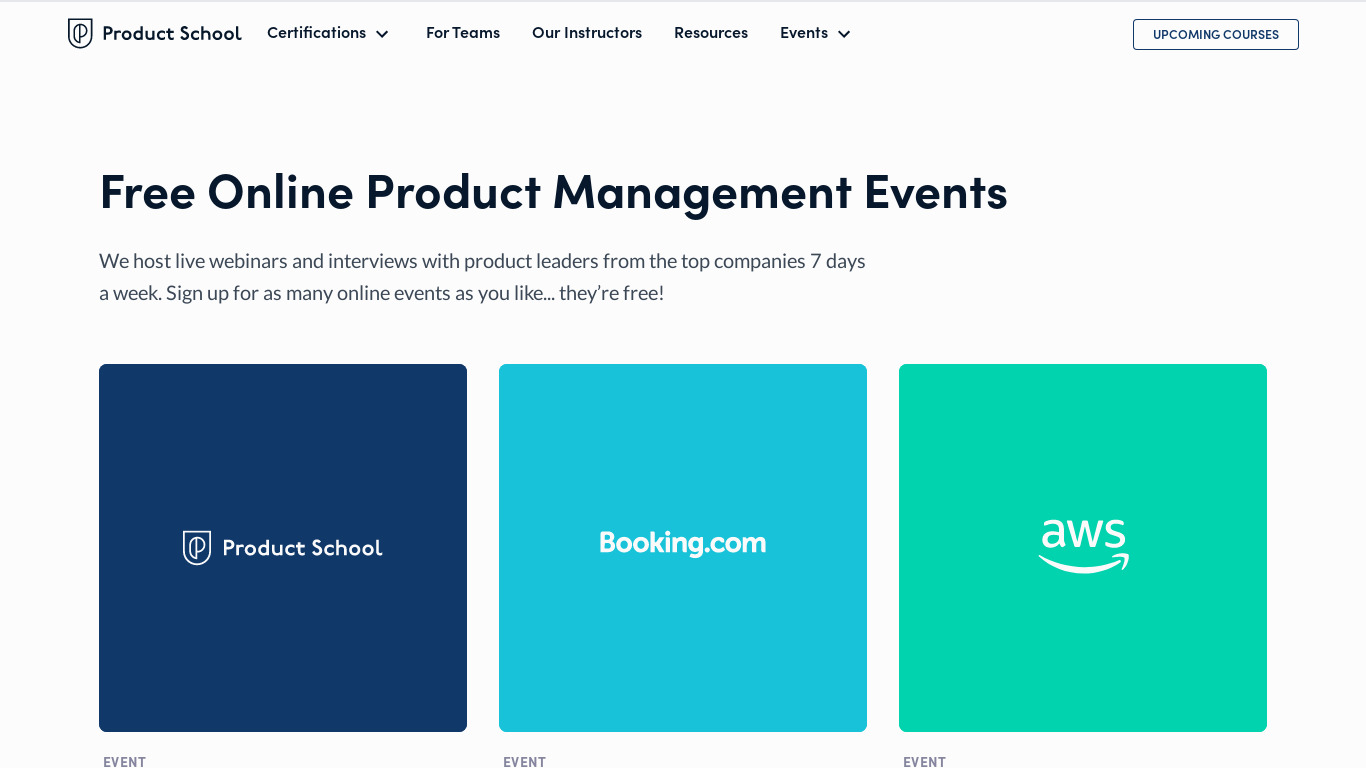 Product Jobs Landing page