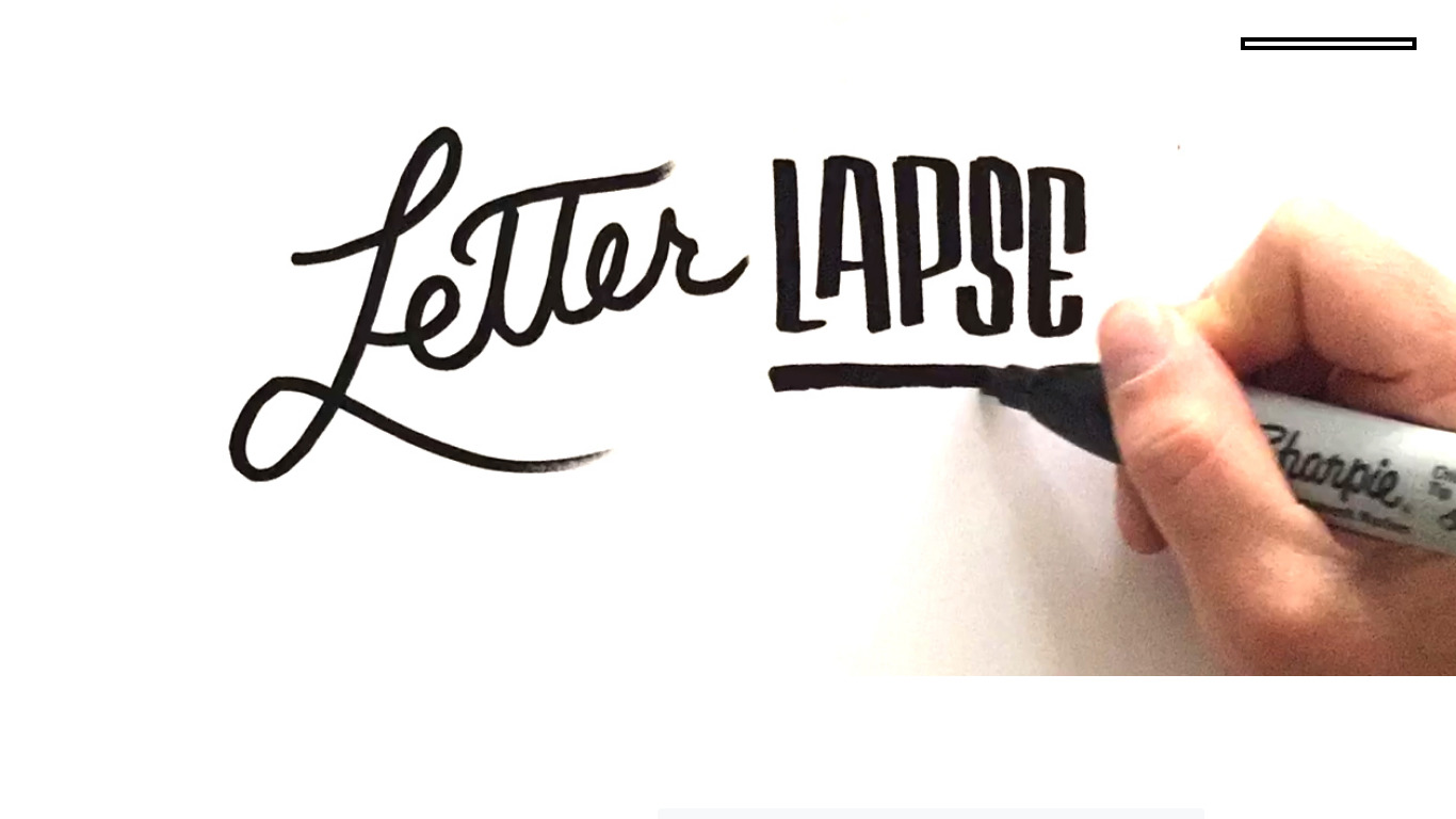 Letter Lapse Landing page