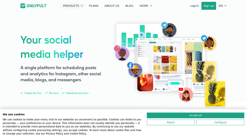 Onlypult Landing Page