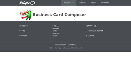 belightsoft.com Business Card Composer image