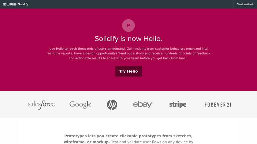 Solidify Landing Page